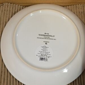 Threshold Classic White Porcelain Dinner Plate